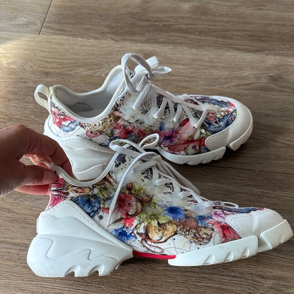 Dior Multicolor Floral Sneakers